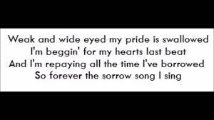 Song Of Sorrow Lyric By Elle King