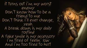 Empty Lyrics By Bebe Rexha